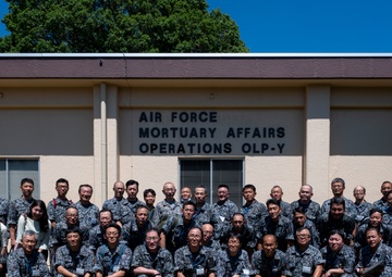 JASDF tours Air Force Mortuary Affairs Operations at Yokota