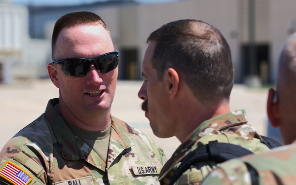 Kansas Guardsman Depart Home for Overseas Mobilization