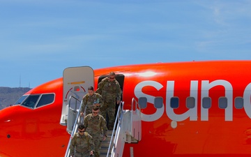 Kansas Guardsman Depart Home for Overseas Mobilization