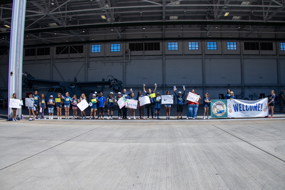 U.S. Navy Blue Angels Arrive To Marine Corps Base Hawaii