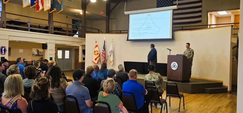 Fort McCoy Garrison leaders hold July 2025 town hall meetings