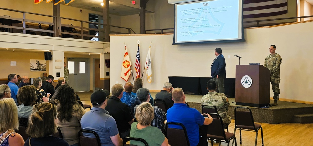 Fort McCoy Garrison leaders hold July 2025 town hall meetings