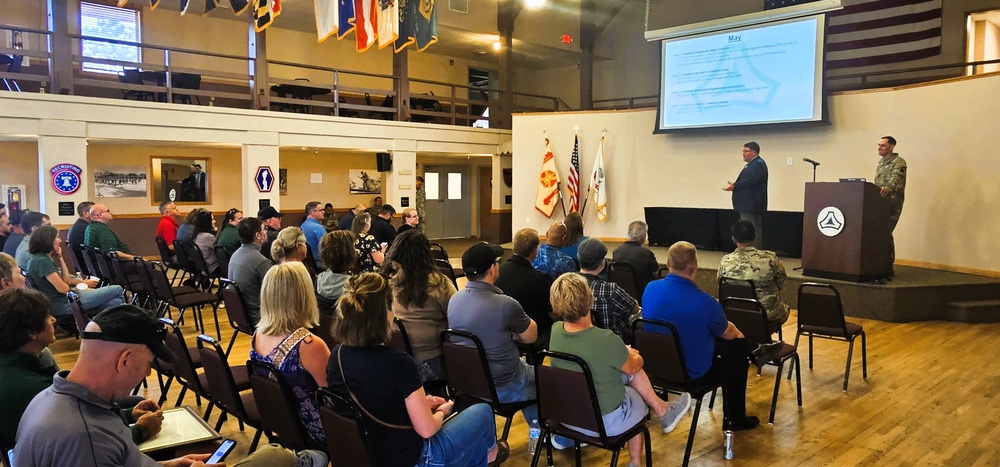 Fort McCoy Garrison leaders hold July 2025 town hall meetings