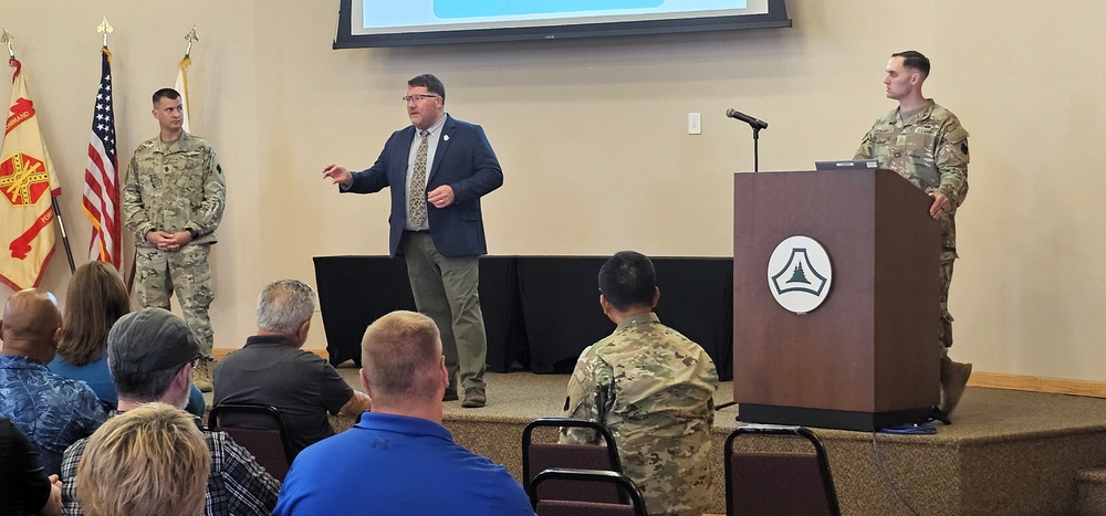Fort McCoy Garrison leaders hold July 2025 town hall meetings