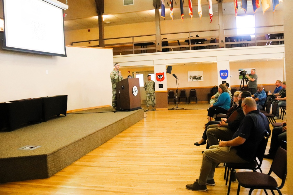 Fort McCoy Garrison leaders hold July 2025 town hall meetings