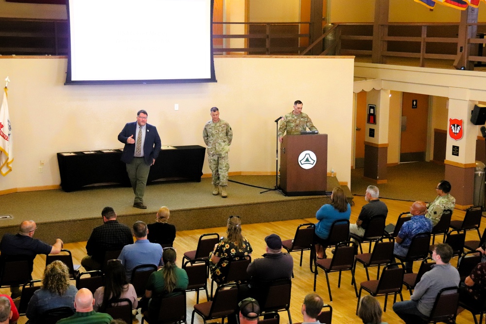 Fort McCoy Garrison leaders hold July 2025 town hall meetings