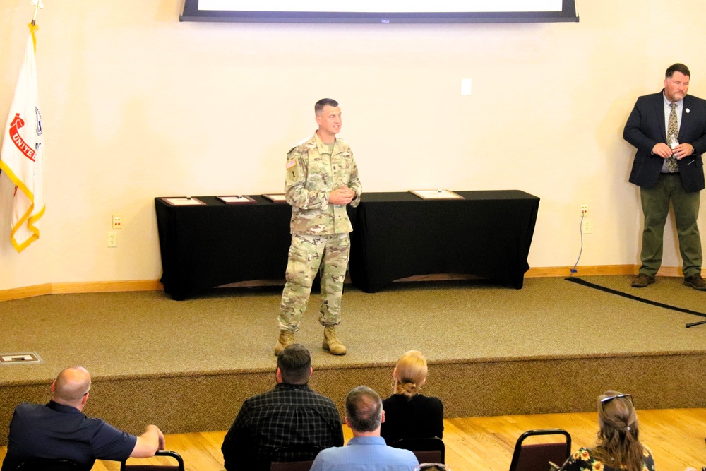 Fort McCoy Garrison leaders hold July 2025 town hall meetings