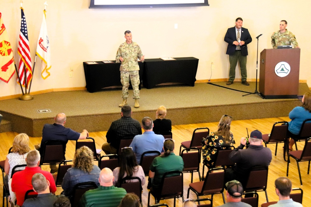 Fort McCoy Garrison leaders hold July 2025 town hall meetings