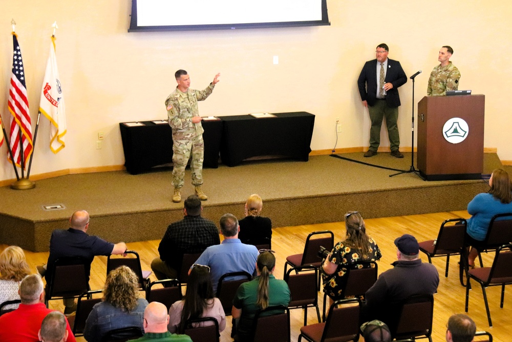 Fort McCoy Garrison leaders hold July 2025 town hall meetings