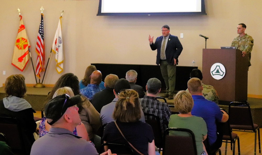 Fort McCoy Garrison leaders hold July 2025 town hall meetings