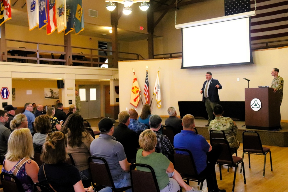 Fort McCoy Garrison leaders hold July 2025 town hall meetings