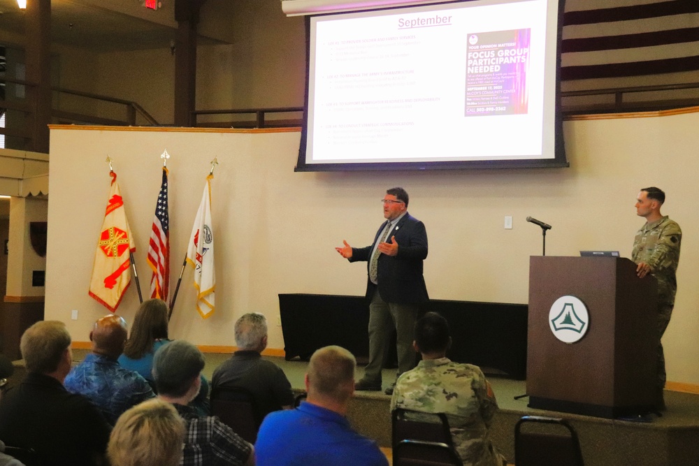 Fort McCoy Garrison leaders hold July 2025 town hall meetings