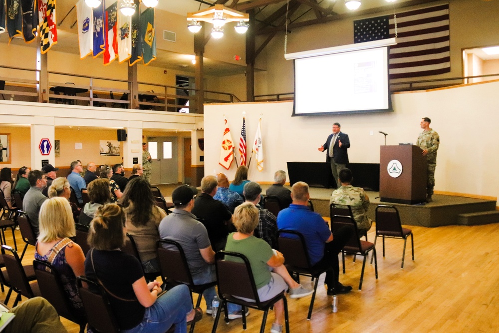 Fort McCoy Garrison leaders hold July 2025 town hall meetings