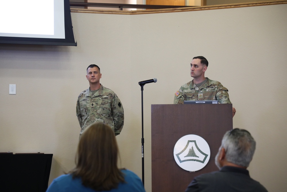 Fort McCoy Garrison leaders hold July 2025 town hall meetings