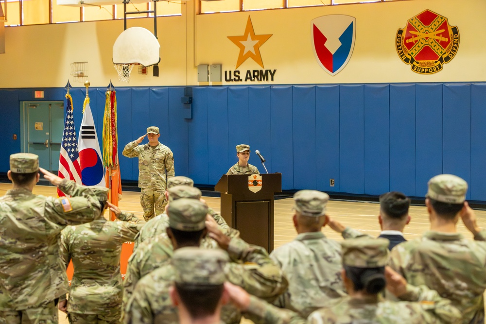 Relinquishment of Responsibility Ceremony at USANEC-Seoul Air Base