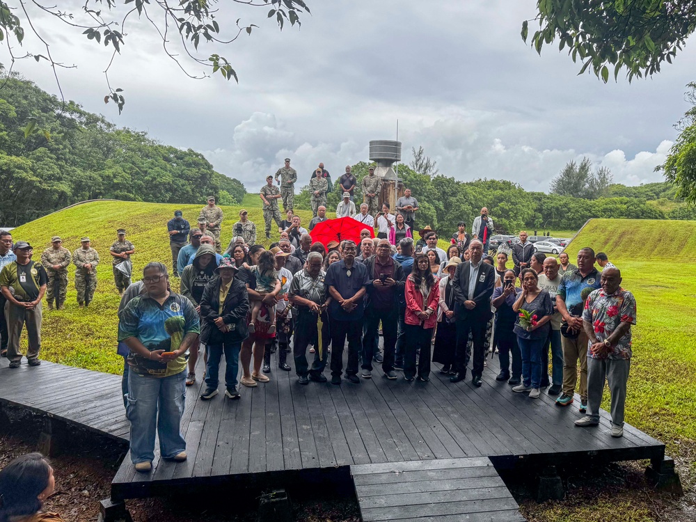 JTFM commander attends Fena Cave and Hagat memorial