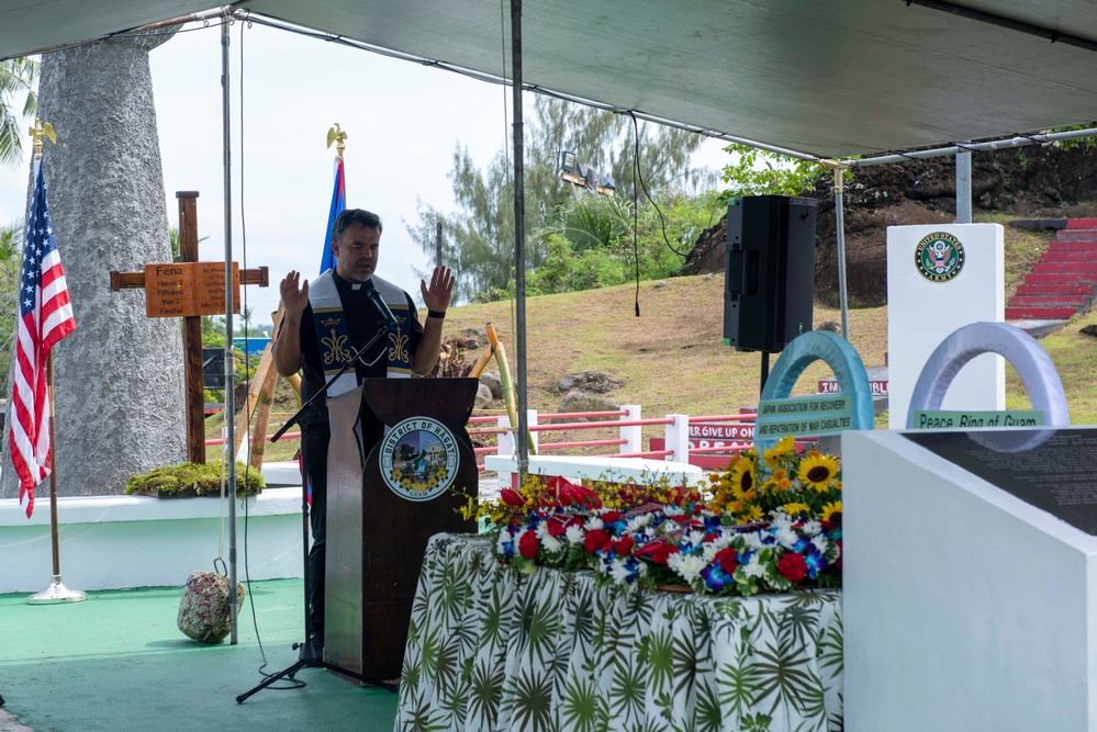 JTFM commander attends Fena Cave and Hagat memorial