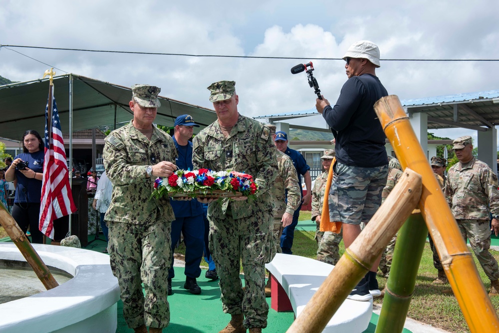 JTFM commander attends Fena Cave and Hagat memorial