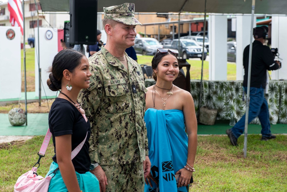 JTFM commander attends Fena Cave and Hagat memorial