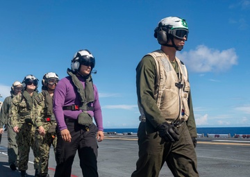 USS America (LHA 6) Conducts Flight Operations in the Philippine Sea