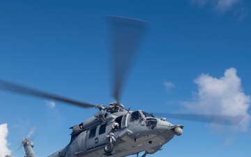 USS America (LHA 6) Conducts Flight Operations in the Philippine Sea