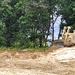 Engineer battalion Soldiers work on earth-moving troop project at Fort McCoy during July 2025 training