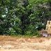 Engineer battalion Soldiers work on earth-moving troop project at Fort McCoy during July 2025 training