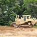 Engineer battalion Soldiers work on earth-moving troop project at Fort McCoy during July 2025 training