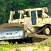 Engineer battalion Soldiers work on earth-moving troop project at Fort McCoy during July 2025 training