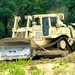 Engineer battalion Soldiers work on earth-moving troop project at Fort McCoy during July 2025 training