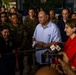 MRF-D 25.3: U.S. Ambassador to the Philippines and Philippine Secretary of Defense visit frontline troops of  foreign disaster relief