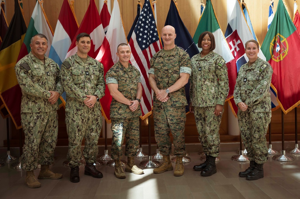 Commander, U.S. Marine Corps Forces Europe and Africa Visits NSA Naples