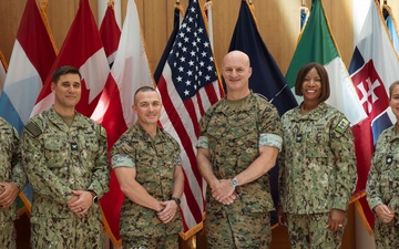 Commander, U.S. Marine Corps Forces Europe and Africa Visits NSA Naples