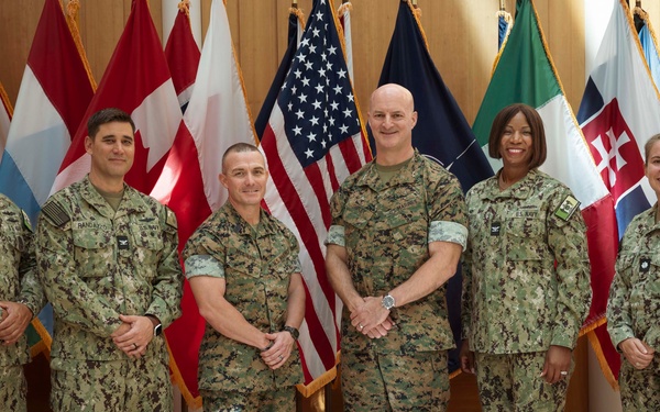 Commander, U.S. Marine Corps Forces Europe and Africa Visits NSA Naples