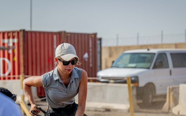 U.S. Service Members Volunteer to Repair Muslim Cemetery on Camp Lemonnier