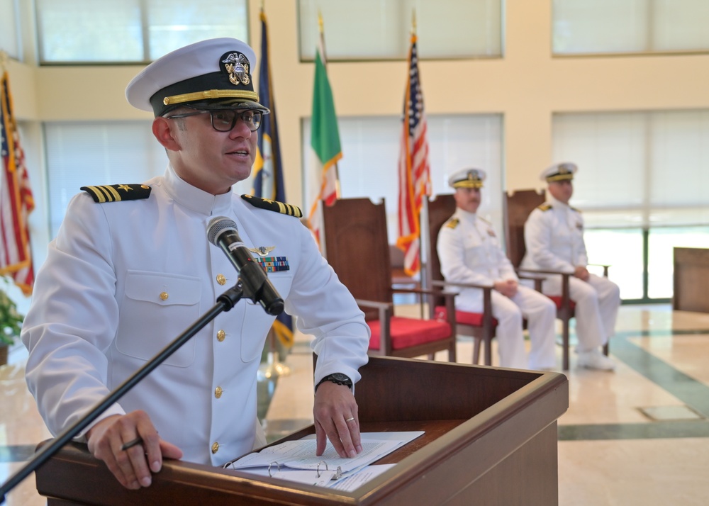 AIMD Sigonella Change of Command