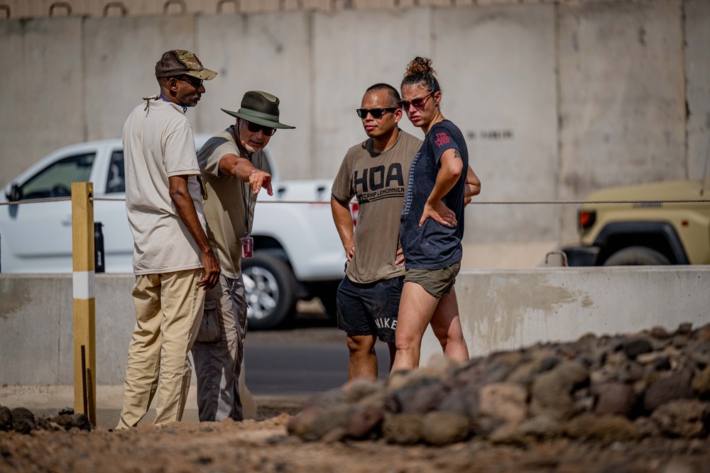 U.S. Service Members Volunteer to Repair Muslim Cemetery on Camp Lemonnier