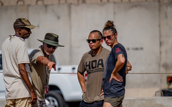 U.S. Service Members Volunteer to Repair Muslim Cemetery on Camp Lemonnier