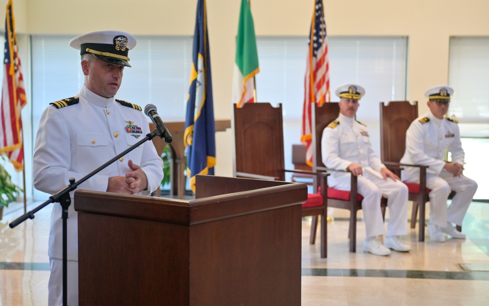 AIMD Sigonella Change of Command