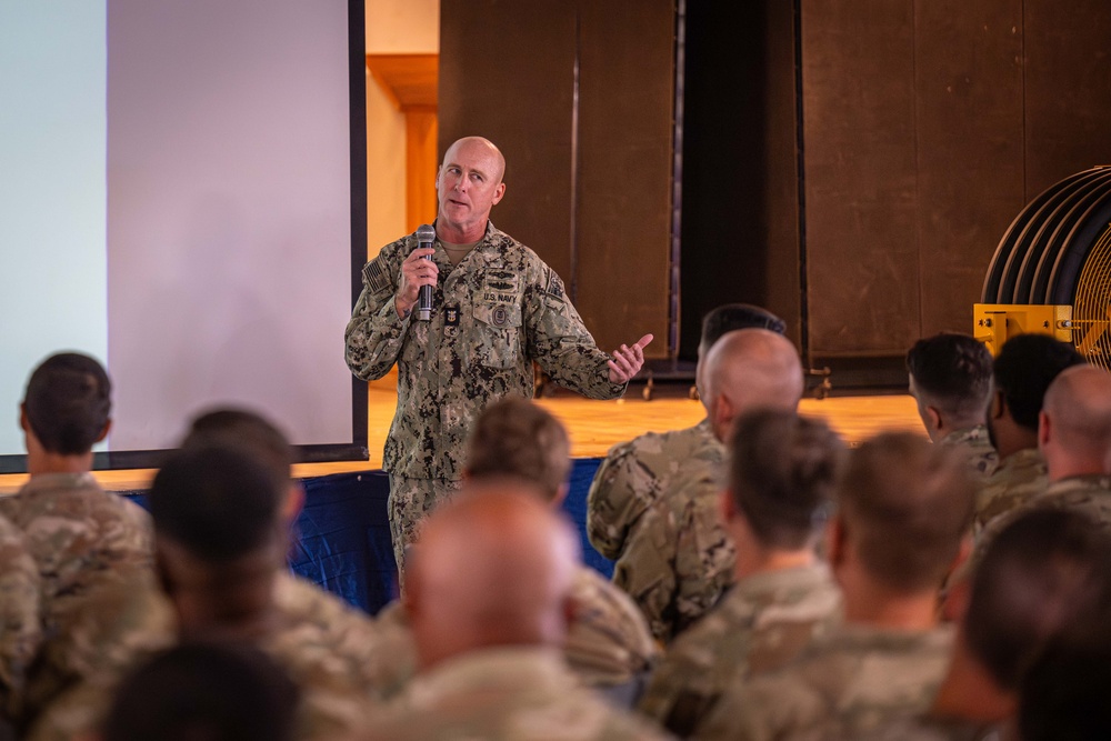 New Arrivals at Camp Lemonnier Receive Deployment Briefing