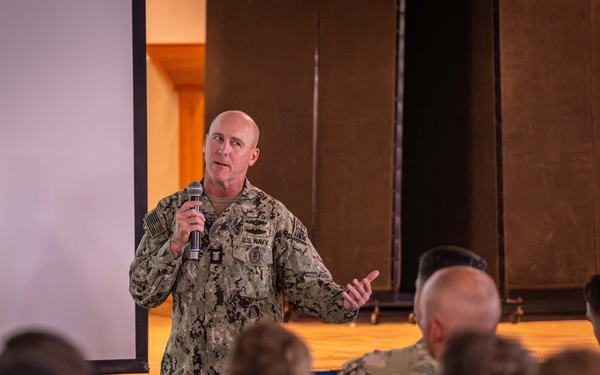 New Arrivals at Camp Lemonnier Receive Deployment Briefing