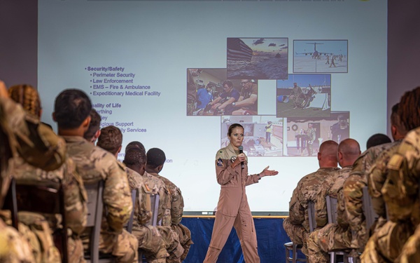 New Arrivals at Camp Lemonnier Receive Deployment Briefing