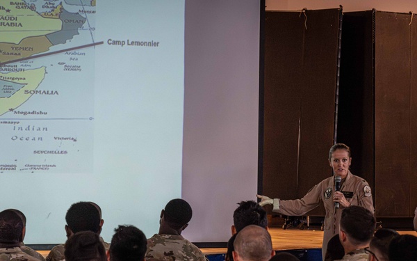 New Arrivals at Camp Lemonnier Receive Deployment Briefing