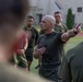 1st Marine Aircraft Wing senior enlisted advisor joins leaders during PT