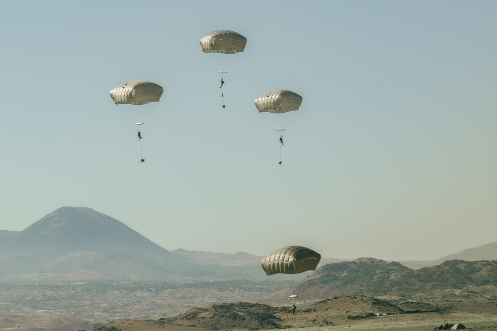 173rd Airborne Paratroopers Conduct Joint Airborne Operation With Turkish Forces During Agile Spirit 25