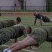1st Marine Aircraft Wing senior enlisted advisor joins leaders during PT
