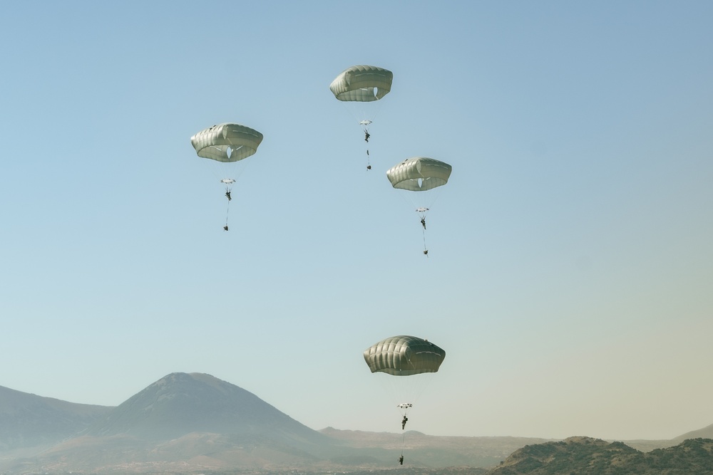 173rd Airborne Paratroopers Conduct Joint Airborne Operation With Turkish Forces During Agile Spirit 25