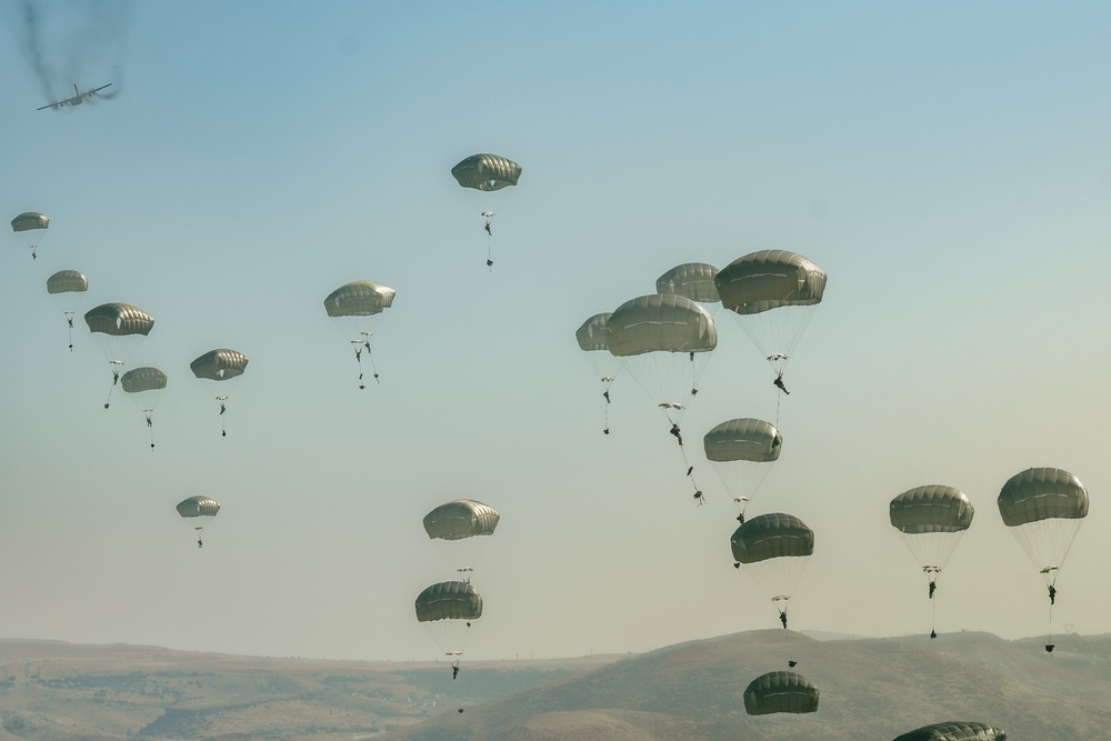 173rd Airborne Paratroopers Conduct Joint Airborne Operation With Turkish Forces During Agile Spirit 25