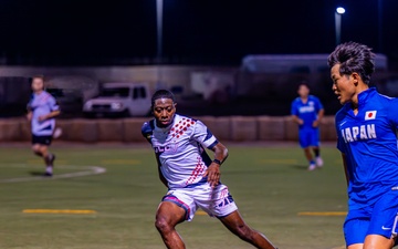 Service Members from Camp Lemonnier and the Japanese Self-Defense Force Participate in Soccer Match