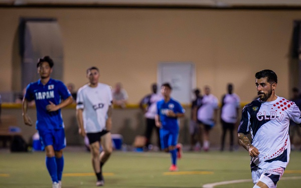 Service Members from Camp Lemonnier and the Japanese Self-Defense Force Participate in Soccer Match